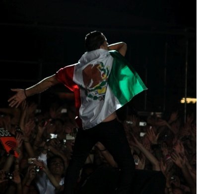 Dave en NLDA 3 oct México. Foto: Blog de la Gira en www.depechemode.com Dave en NLDA 3 oct México