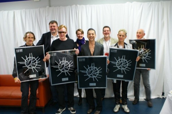 Depeche Mode recibe reconocimiento de Platino