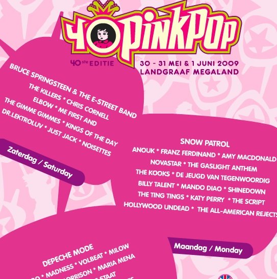 pinkpop festival